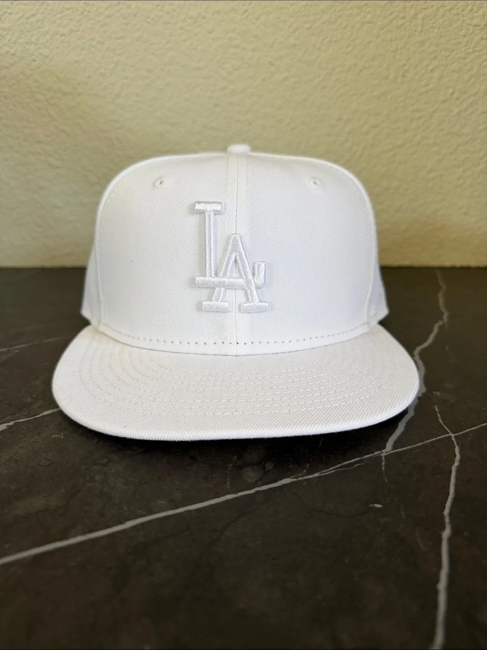 White LA Dodgers Baseball Cap - Classic Team Logo